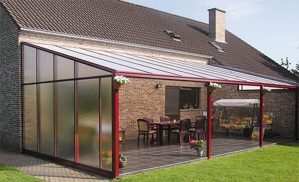 Навес для террасы зоны отдыха