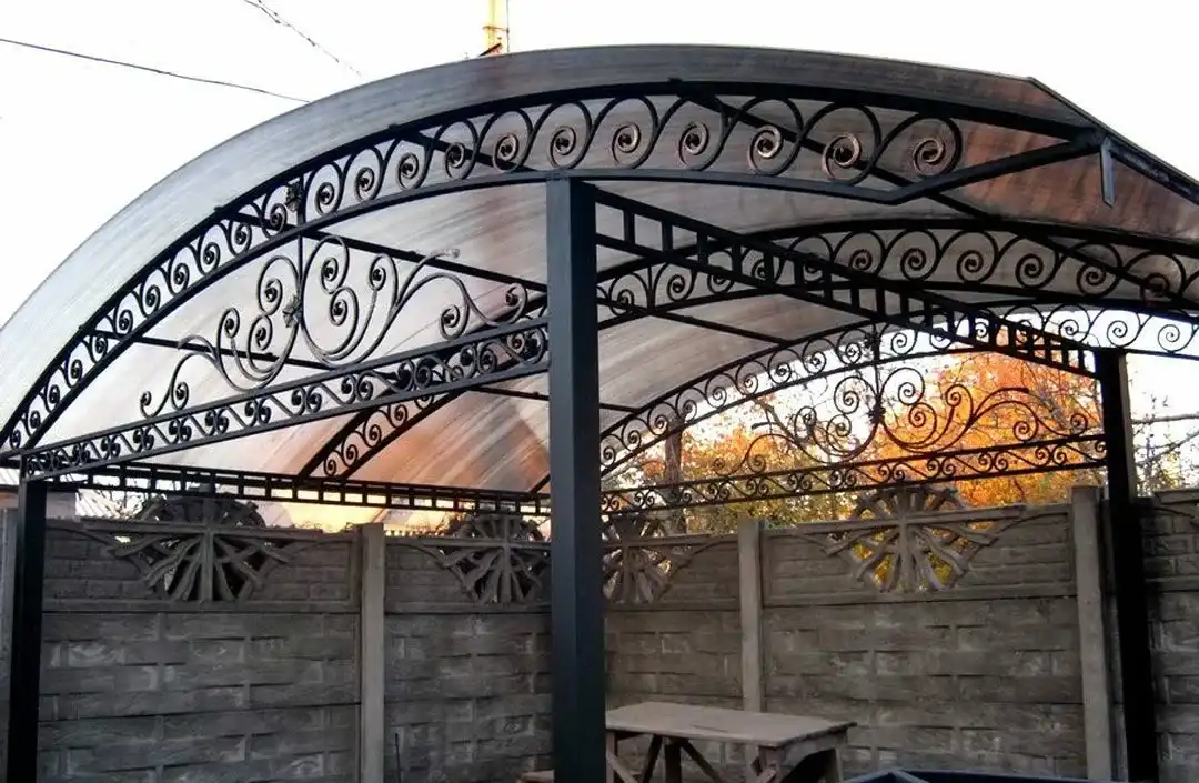 Навес для авто - фото Боковых профилей